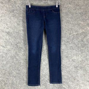 Scissor Jegging Jeans 14 Yrs Girls Pull On Stretch Blue Cotton Blend